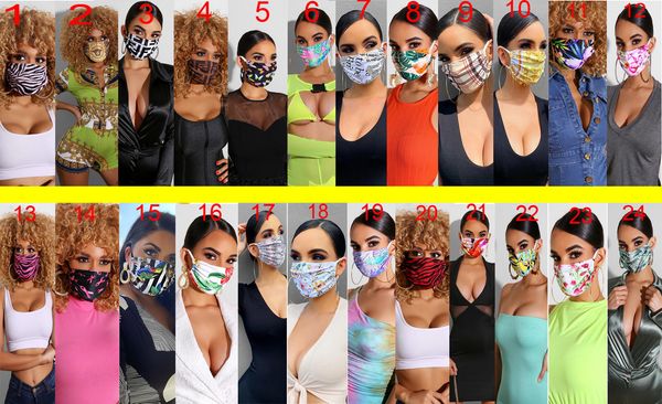 

qfiydustproof designer design ultraviolet-proof face protective mask riding cycling sports print mouth masks men and women o