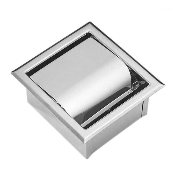 

tissue boxes & napkins stainless steel recessed toilet paper holder wall holder,modern style holder,recessed roll disp1