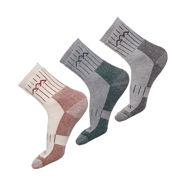 

brand winter mens coolmax quick-drying terry warm sock thicken short socks, Black