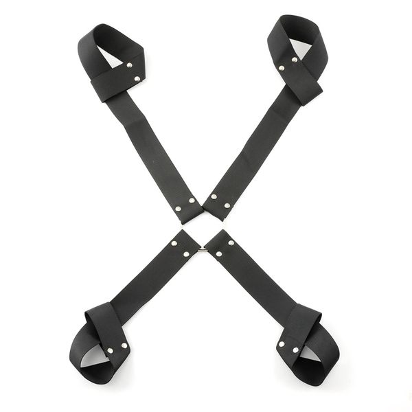 

couples binding bondage cuffs ankle anti-back products bandage handcuffs woman toys sm erotic for toy nylon acdii