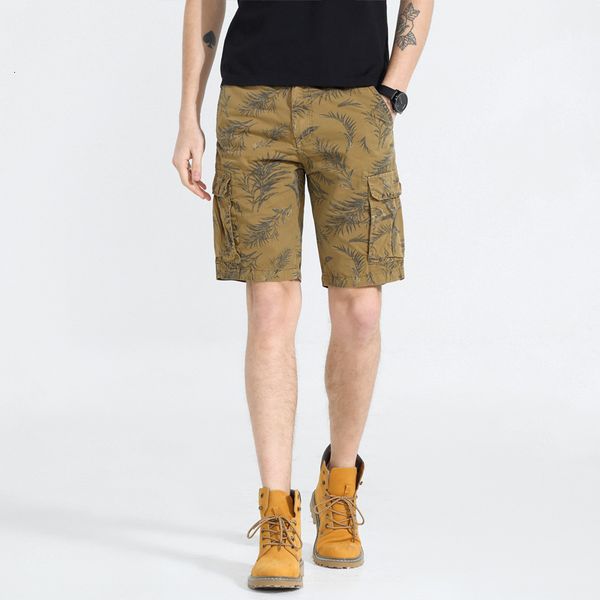 

2021 new camouflage short pants cargo of washed cotton young shorts summer men camo overalls manly clothing 02nf, White;black