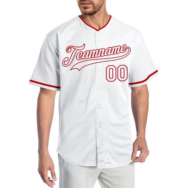 

custom white white-red authentic baseball jersey, Blue;black