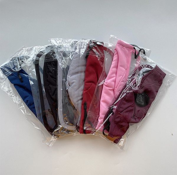 

us stock 2 in with 1 eye dustproof washable cotton valve cycling reusable mask protective face shield