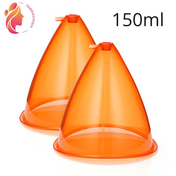 

2 pcs big size 150ml breast enhance butt lifting cups for vacuum shape machine