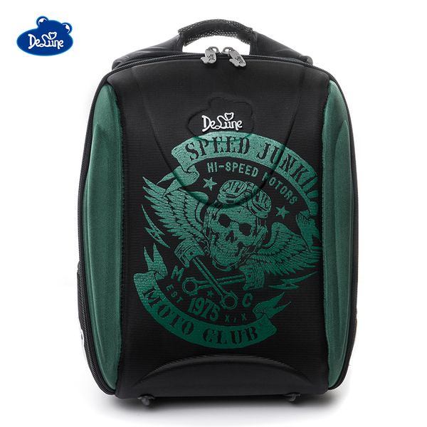 

delune brand new kids 3d cartoon school bags 1-5 grade children 7-110 orthopedic school backpack for girls boys mochila infantil y200706