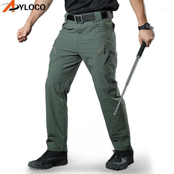 

outdoor waterproof tactical pants male jogger hiking men's cargo pants trousers style army black man pant casual1, Black;green