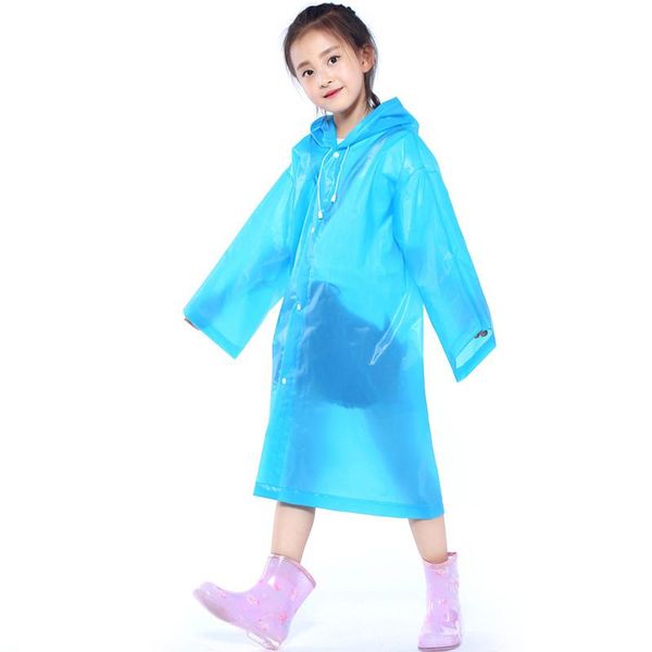 

2019 горячая ева прозрачный мода водонепроницаемые дети дождевик для детей дождя пальто плащи непромокаемый плащ student пончо drop shipping