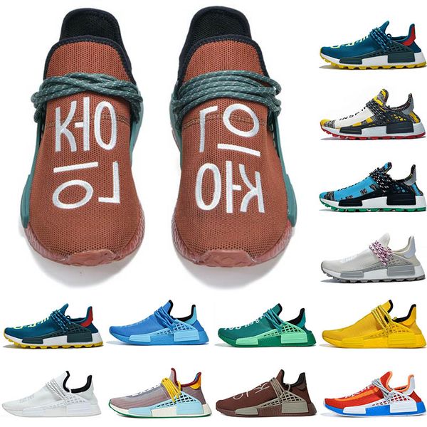 

nmd human race men women socks outdoor sneakers bold egacy purple extr choclate white pharrell williams hu knit trainer sports sneakers