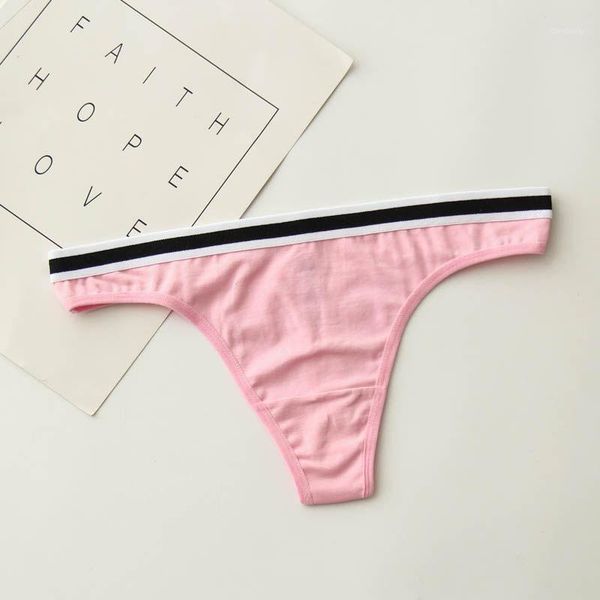 

cotton underwear women simple soft ladies thong comfortable and breathable cotton large size underwear women plus size womens1, Black;pink