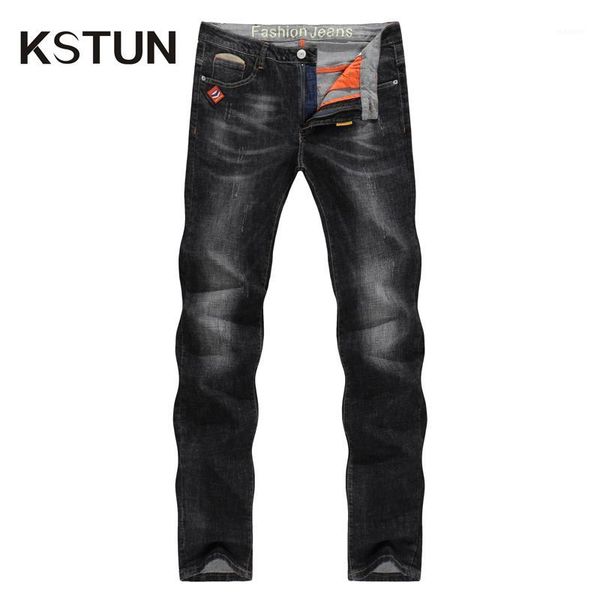

men's jeans 2020 mens black jeans slim fit stretch denim casual quality pants business trousers for man boys jean homme size 381, Blue