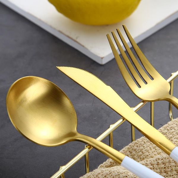 

dinner set cutlery knives forks spoons wester kitchen dinnerware stainless steel home party tableware set wmtapj xhhair