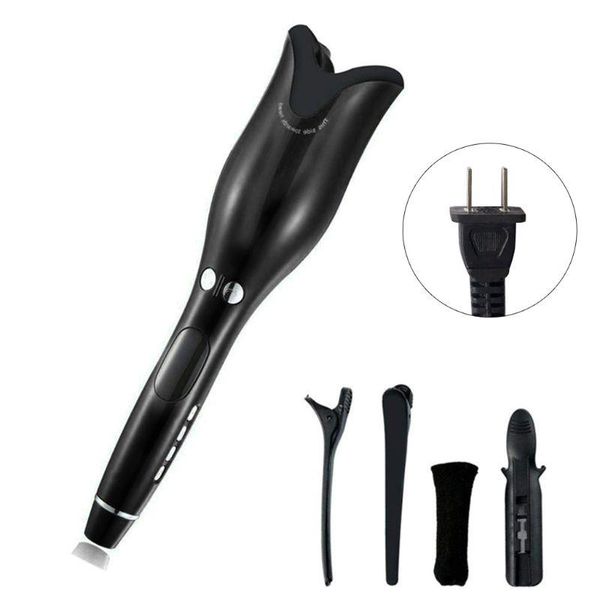 

2020 new automatic hair curler ceramic infrared heating auto rotating curling iron, Black