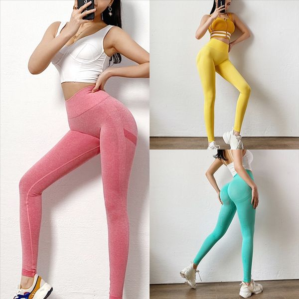 

ajur fitness waist yoga wear pant tummy legging high control seamless yoga pants gym leggings scrunch buworkout running