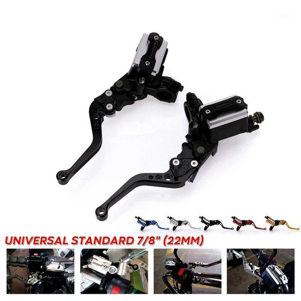 

1 pair 7/8'' 22mm universal motorcycle replacement parts handbrake brakes clutch lever motorcycle accessories1