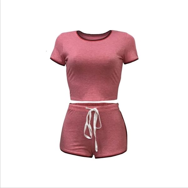 

2021 new fashionable color pure female seam shorts running sports shirt mountain climbing suit 9ks4, Gray