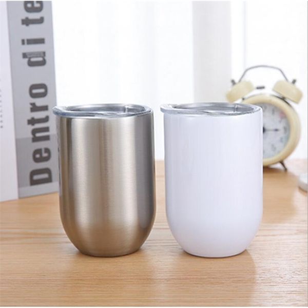 

sublimation wine tumbler stainless steel coffee mug vacuum beer mug double wall thermal transfer red water bottle sea shipping iia574