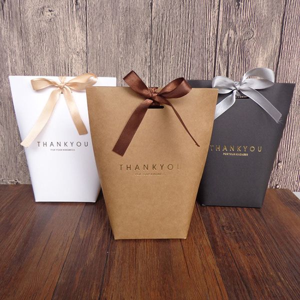 

dw2gbirthiday thank you wrap gift wedding party favours bags handmade item bag candy jewelry necktie packaging foldable box