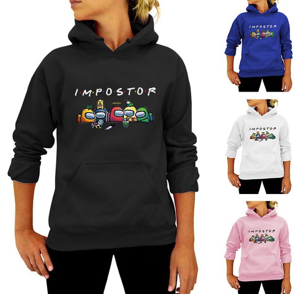 

2020 winter among us hoodies casual pullover streetwear sweatshirt among us 100% cotton thick hoodie for men and women fy7374, Blue;black