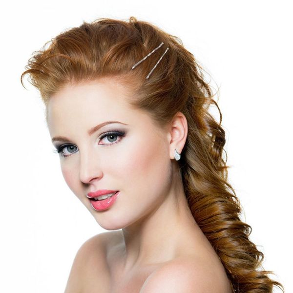 

24 шт. 5 см окрашенные металлические зажима для волос для аксессуаров для волос укладки инструменты инструменты для голосования головные убо, Black;brown