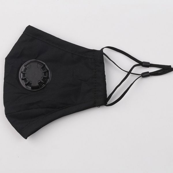 

ub0amu washable reusable pm2.5 dustproof party face mask breathing with valve cotton anti-dust fog protective masks 2 n