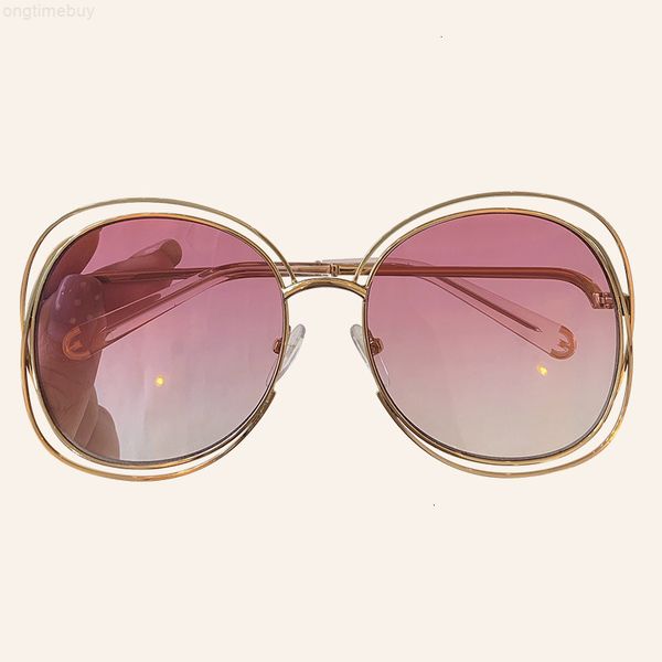 

metal fashion new round women frame sunglasses mirror vintage shades glasses brand luxury, White;black