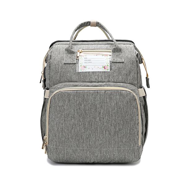 

an upgraded version of folding crib bag goes out portable mother-baby backpack high-capacity handbag mommy bag logo customization