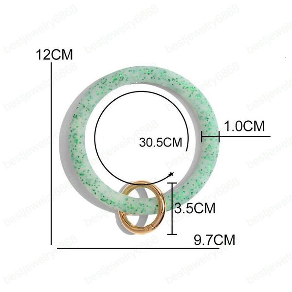 

factory673hfor bracelet tassel factory0mt2luxury women keyring fashion silicone car keychain wristlet big circle keyringslds7, Silver