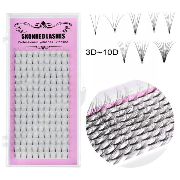 

false eyelashes premade russian volume fans 3d/4d/5d/6d c/d curl mink sell