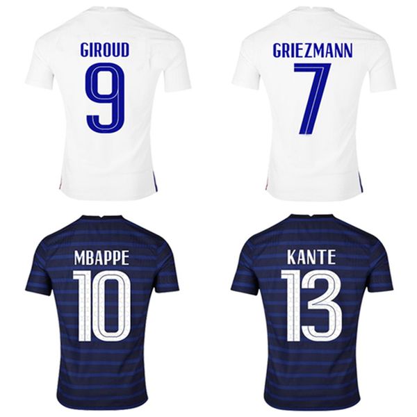 

2020 2021 world cup maillot jersey mbappe griezmann pogba kante 20 21 soccer jersey maillot de foot maillots de football shirt men kids, Black