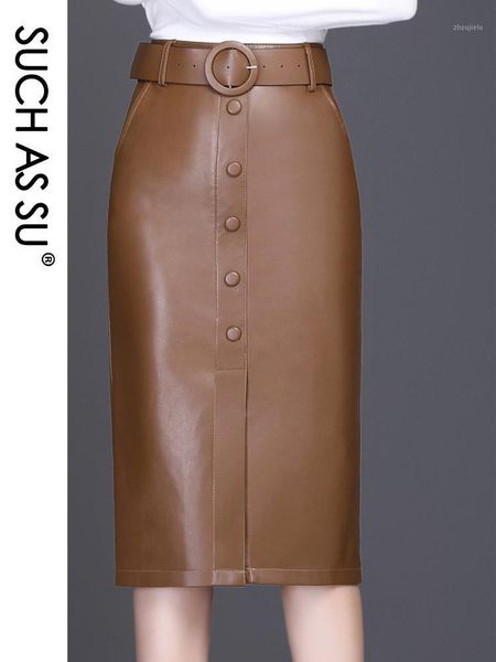 

such as su autumn winter women mid-calf black brown wine red dark green s-3xl fashion high waist occupation work pencil skirt1