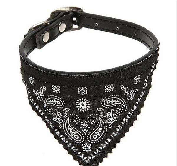 

wholesale-adjustable dog cat pet puppy bandana scarf floral print pet pu collar neckerchief pet supplies 3 bbyryg sweet07