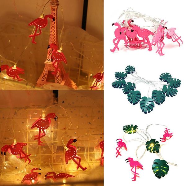 

qifu pink flamingo green leaf leak light flamingo party decoration тропическая летняя вечеринка поставляет свадебный день рождения декор jel