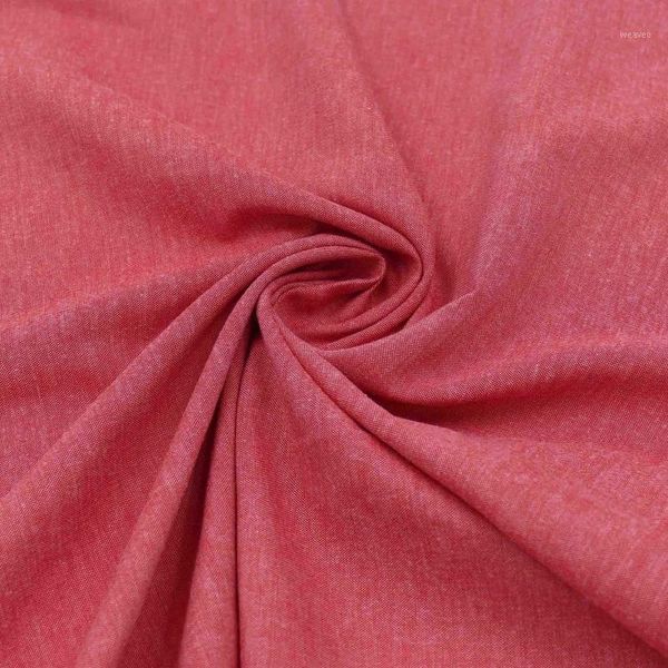 

soft pure color oxford cloth polyester cotton yarn dyed fabric sewing diy for shirt dress casual pants nordic clothing 145*100cm1, Black;white