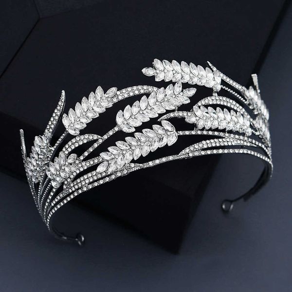 

korean headdress wheat ear diamond crown wedding dress accessories p portrait bridal jewelry