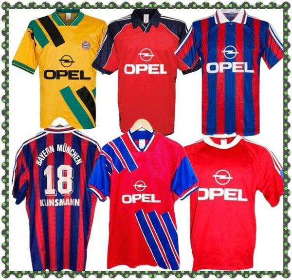

93 94 95 97 munich retro jersey 00 01 02 retro final elber zickle effenberg elber pizarro classic matthaus camisetas de futbo, Black;yellow