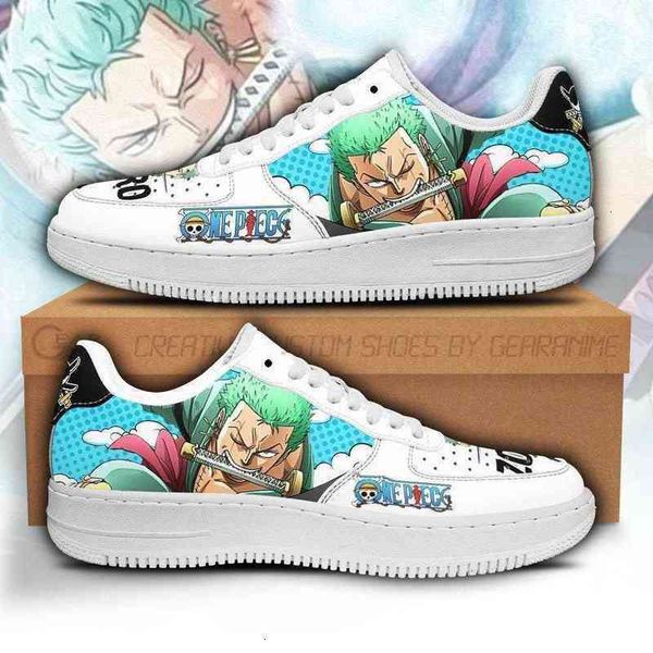 

custom shoes fan diy anime sneakers zoro custom shoes men's lightweight running casual knit breathable comfort
