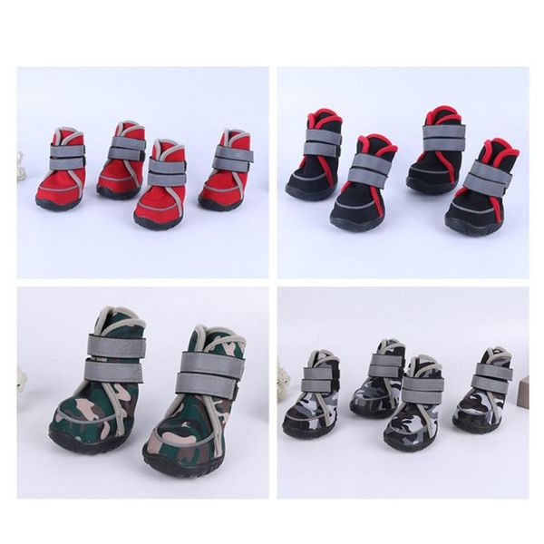 

pet dog shoes for sports mountain wearable for pets pvc soles waterproof reflective dog boots perfect for small medium l sqcgwc
