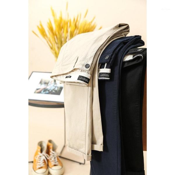 

simwoo 2020 spring summer new slim fit tapered pants men enzyme washed classical chinos basic plus size trousers sj1504821, Black