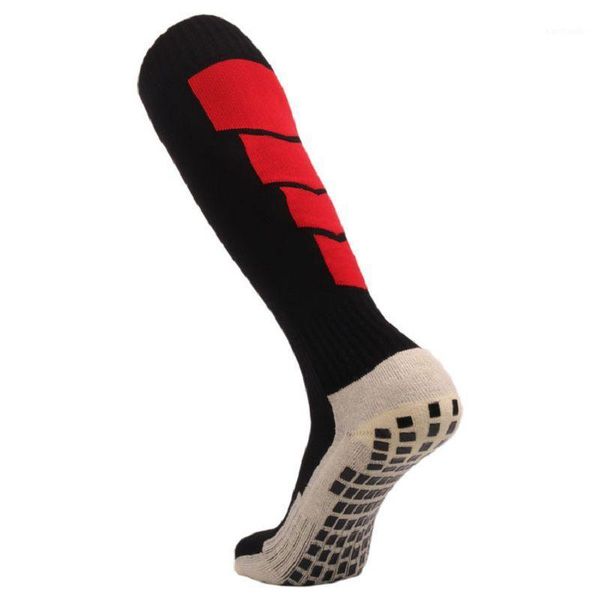 

sports socks dispensing slip football thick towel bottom nylon comfortable stockings outdoor for women1, Black