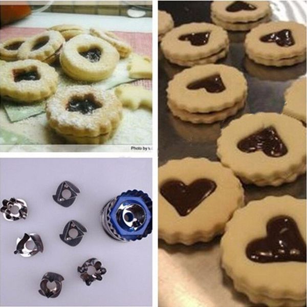 

печенье из нержавеющей стали печенье biscuit diy форма сердце сердце круглый цветочный форма форма выпечки форма инструменты wmtvpa