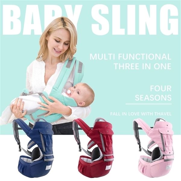 

0-36 months ergonomic baby backpack with hip seat for born multi-function infant sling wrap waist stool baby kangaroo 220209