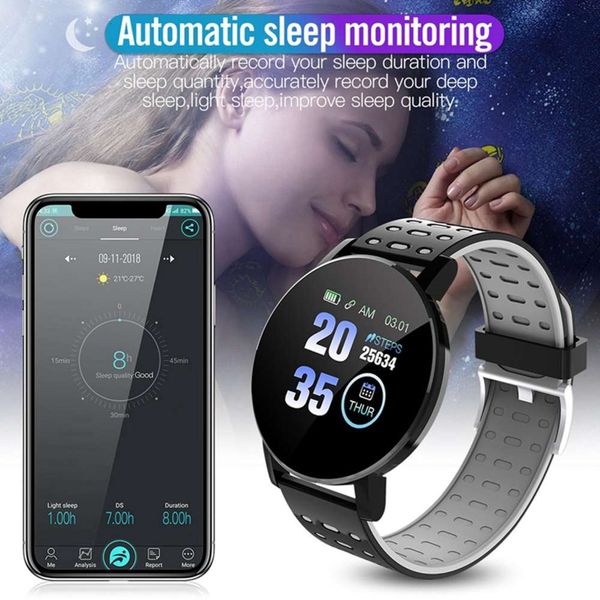 

ip67 smart sports watch, waterproof, heart rate control, suitable for android an