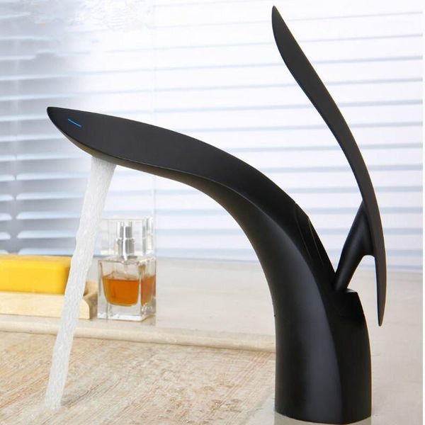 

basin faucet single handle gold/ chrome/black brass faucet & cold leaf sink mixer tap bathroom lavatory mixer1