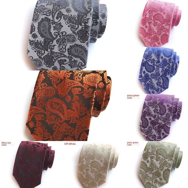 

qxy4 classic men neck tie necktie (tie+tie clips+cufflinks+hanky+box) wedding set man formal silk tie suit business tie paisley neckties set, Blue;purple