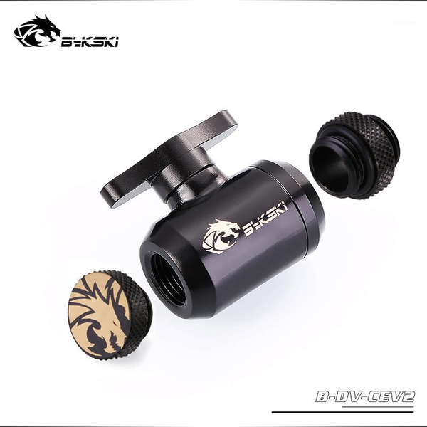 

fans & coolings bykski water valve switch kit double inner g1/4 thread female cooler system / switch+glug+male to male fitting1