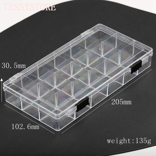 

10 размеры пластиковые хранения ювелирные изделия колдаки для купе регулируемый контейнер для бусина серьги несущие штаты ювелирные изделия