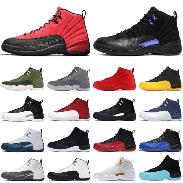 

2021 basketball shoes 12s jumpman 12 reverse flu game indigo dark concord university gold gym red the master mens trainers sneakers