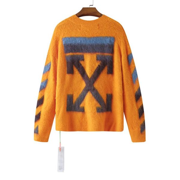 

осенью и зима новый harajuku 20ss мужской и женский пара уличная одежда красочные плюс размер свободный мохаин свитер пальто, White;black