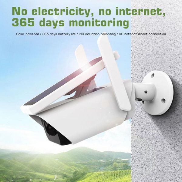 

1080p wifi ip solar surveillance camera wireless battery low power camera hd outdoor battery waterproof two-way audio cam1
