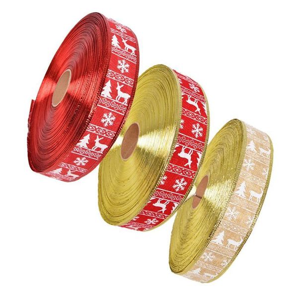 

3pcs diy christmas bow ribbon christmas flax gift wrapping ribbon diy bow ribbon for bar l mall christmas tree decor a35 jllird